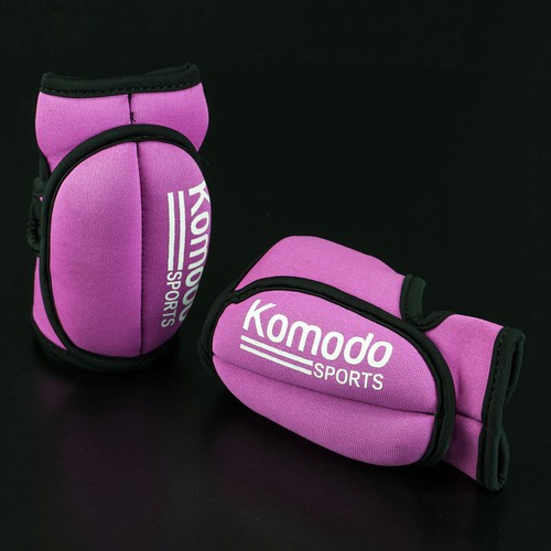 Pink Weighted Gloves Wrist Hand Fitness Training Gym Shadow Boxing Weights MMA - Picture 4 of 11
