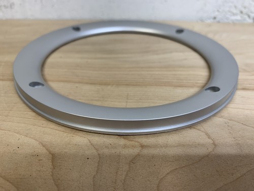 Polk Audio Silver Plastic 5.25" Woofer Beauty Ring T90e & Monitor 60 - Picture 2 of 4