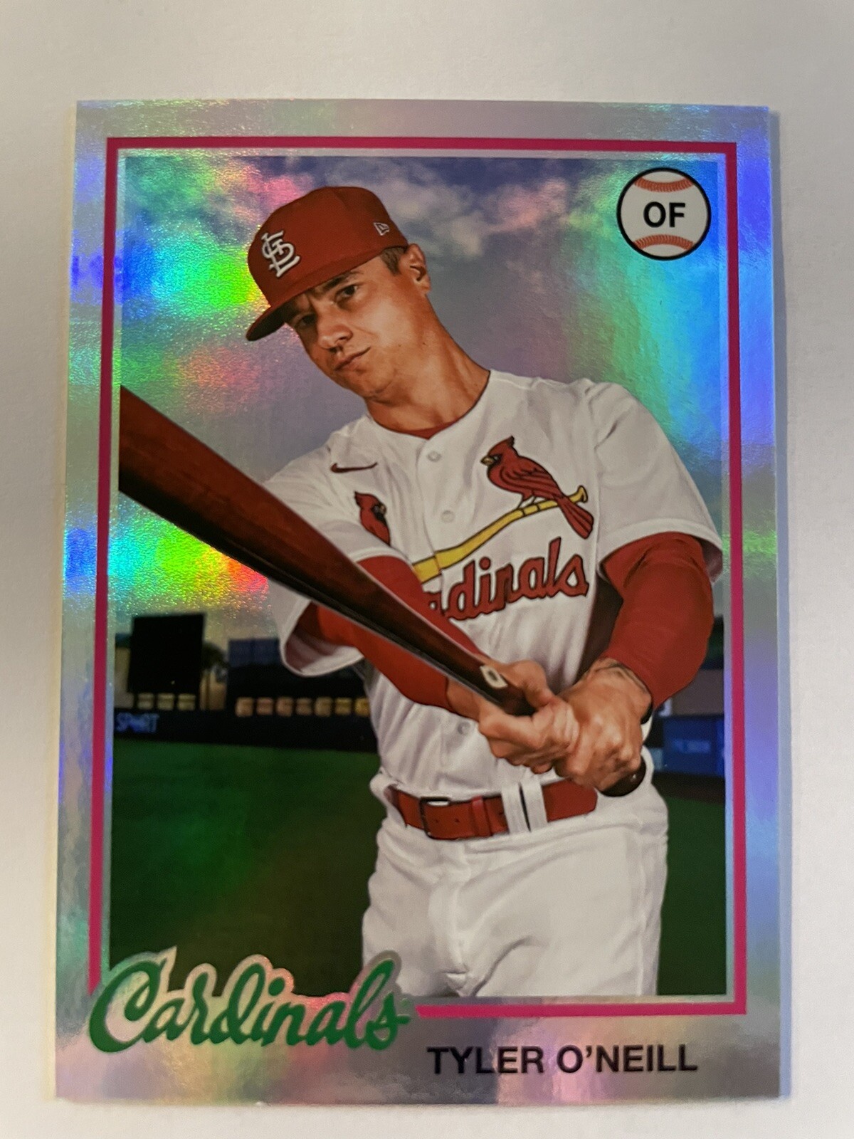 2022 Topps Archives TYLER O'NEILL #198 - StL Cardinals - SILVER FOIL - 40/199