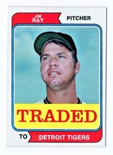 1974 TOPPS TRADED Baseball Cards.   Singles.   You Pick to Complete Your Set