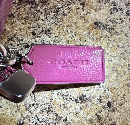 Bolso Baguette Coach Ashton Plateado Rosa Bolso de Hombro/Brossbody CV943 NUEVO CON ETIQUETAS - Imagen 4 de 12