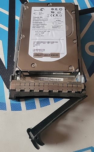 Seagate Cheetah NS 400GB 10K SAS 16MB 3.5'' Hard Drive w/ Dell HDD Caddy 0F9541 - Picture 2 of 4