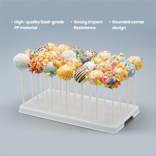 28 Holes Cake Pop Stand for Cake Pops, Lollipop Hold Stand, Cake Pop Display Hol - Picture 3 of 12