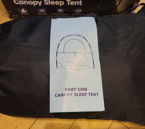 Pack And Play Blackout Baby Crib Canopy Sleep Tent Portable Travel Privacy Pod - Picture 7 of 23