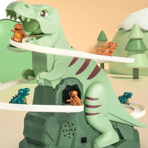 Elektrische kleine Dinosaurier jagen Race Track Game Set Toy für Kleinkinder un - Bild 7 von 12