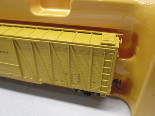 ROUNDHOUSE # 84417 ~ M-K-T / MISSOURI-KANSAS-TEXAS 50' BOX CAR # 78153 ~ SCALA HO - Foto 3 di 5