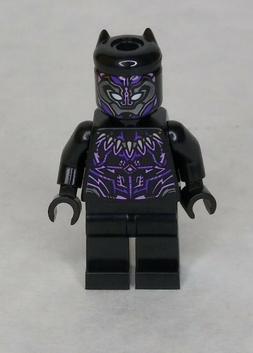 LEGO Marvel Super Heroes Avengers Minifigure 76186 -  BLACK PANTHER (NEW) - Picture 1 of 4