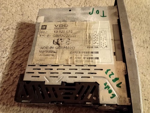 VDO CDR 2005 Opel Autoradio CD Corsa Meriva Omega Signum Vectra 33086636 UY8 UK6 - Bild 2 von 3