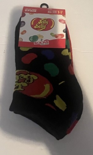 NEU Jelly Belly Beans 3 Paar SOCKEN Süßigkeiten Unisex Neuheit Größe 6-12 Osterkorb - Bild 4 von 6