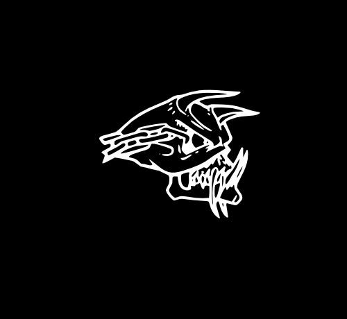 Demon Skull (S14) Vinyl Decal Sticker Car/Truck Laptop/Netbook Window - Picture 2 of 2