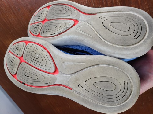 Nike Womens Lunarglide 8 AA8677-406 Blue Running Shoes Sneakers Size 10 - Picture 10 of 10