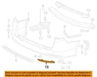 HONDA OEM 18-24 Odyssey Rear Bumper Bumper Components-Reflector 33505THRA01
