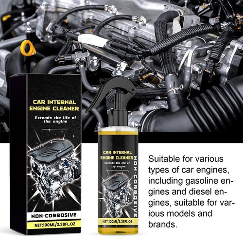 100ml Car Engine Bay Cleaner Powerful Oil Film Remover Degreasing Anti-Rus FAST - Picture 8 of 14