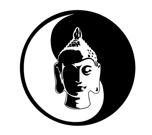 Vinilo, Adhesivo, Pegatina, BUDA, YING YANG