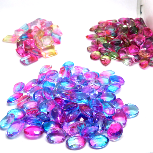 Lote al por mayor de piedras preciosas sueltas de alejandrita de 1 lb tamaño mixto suministros para hacer joyas - Imagen 3 de 8