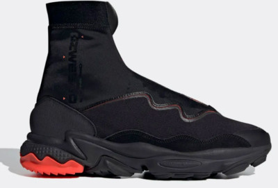 Adidas Originals Ozweego TR STLT Raf Simons Black Solar Red Shoes Men s 9.5 NWOB