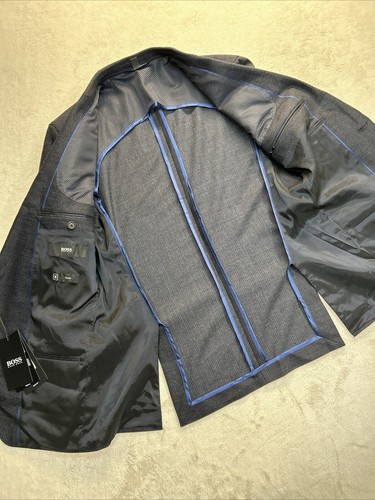 Hugo Boss Travel Unconstructed Slim Stretch Blazer Jacket Wool Men Sz 36 S NWT - Picture 2 of 18