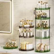 Bathroom Shelf Countertop Triangle Organizer Multi-Layer Washstand Corner Rack 