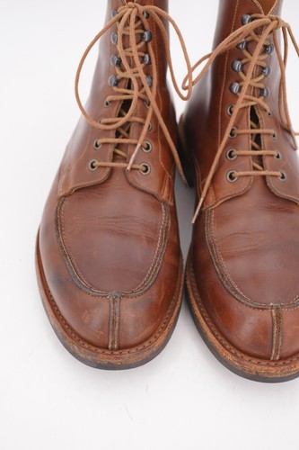 $780 | CROCKETT & JONES WICKLOW BOOT US 8 D UK 7 E BROWN OILED HIDE LEATHER - Picture 8 of 20