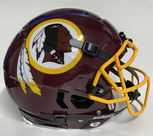 Washington Redskins Full Size Custom Authentic Schutt F7 Football