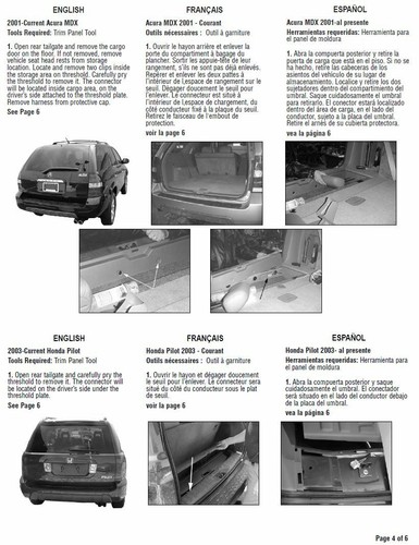 Trailer Tow Hitch For 99-04 Honda Odyssey Complete Package w/ Wiring & 2" Ball - Picture 10 of 12