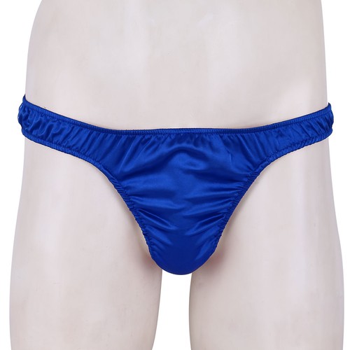 AU Mens Shiny Satin Trunk Thong G-String Underpant Underwear Sexy Bikini Sexy - Picture 16 of 78