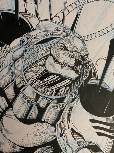 CYBERFROG Original Cover Art von ETHAN VAN SCIVER FROG MEETS WORLD #1 - Bild 4 von 6