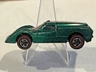 Vintage 1968 Hot Wheels Redline Ford J-car US Green