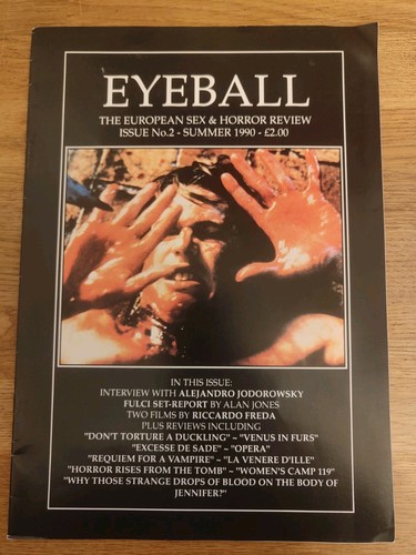 MAGAZINE - Eyeball European Sex & Horror Review Issue #2 Summer 1990 - Bild 2 von 2