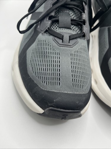 Zapatillas deportivas anchas On Running para mujer talla 10 negras y grises - Imagen 8 de 11