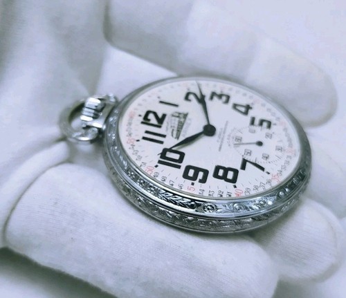 Pocket Watch Arnex Swiss Made. Incabloc 17 jewel Mechanicalchal - Picture 7 of 12