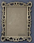 Beautiful Ornate Scroll Design Pewter Colored Metal 5x7 Picture Frame