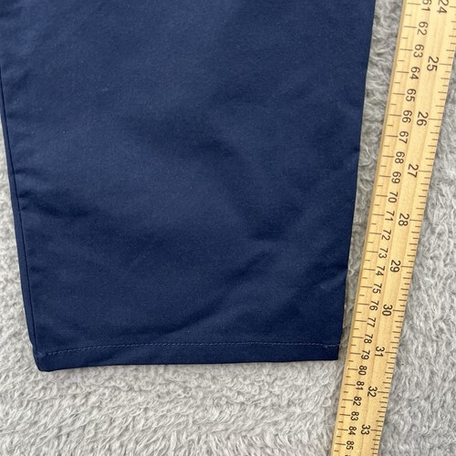 Pantalones J Crew Tech Para Hombre Azul Marino 31x32 Elastizados Rendimiento Chino Clásico Golf Preppy - Imagen 12 de 13
