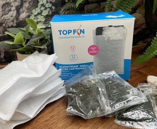 Top Fin Silenstream Small PF-S Filter Cartridges - 5 Count Refills (No Frame)