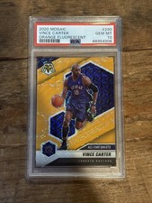 2020 Mosaic Vince Carter #290 Orange Fluorescent /25 PSA 10 GEM MINT 💎 POP 4!