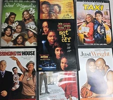 Lot Of 7 Queen Latifah Movies Bringing Down The House, Just Wright, Set It Off