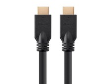 Monoprice High Speed HDMI Cable 50ft, Black, 1080p @ 60Hz, 10.2Gbps, 24AWG, CL2