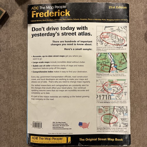 Frederick County Maryland ADC Street Map 21st Edition 2004 - Picture 5 of 5