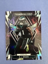 EAGLES 🦅 2023 Panini Phoenix - Thunderbirds A.J. Brown #TB-AJB Silver