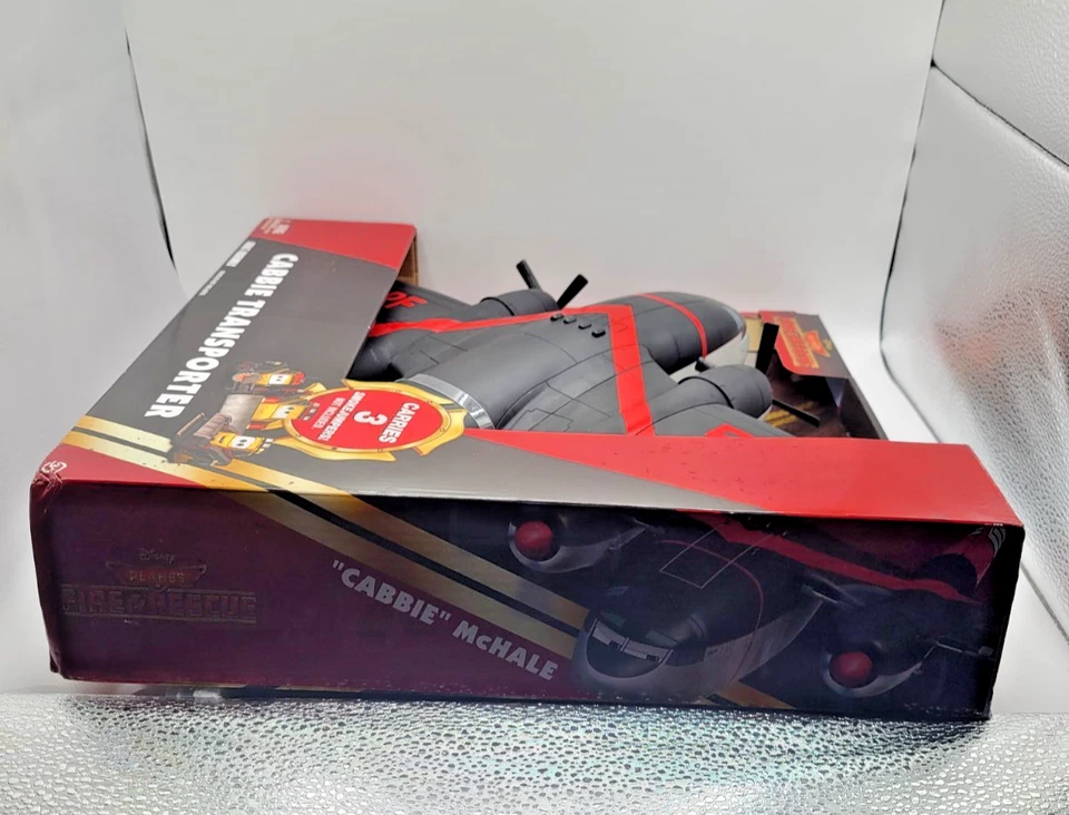 DISNEY PLANES FIRE RESCUE CABBIE TRANSPORTER NIP Mattel - Image 3 of 4