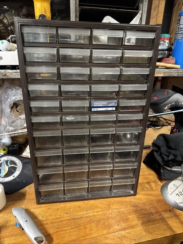 Craftsman Crown Nuts & Bolts Organizer Storage 40 Drawer Small Parts Organizer - Picture 1 of 18