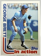 George Brett 1982 Topps - #201 Kanas City Royals