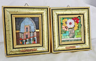 PR. ITALIAN MICRO-MOSAIC MINIATURES OF A  STILL LIFE & ARCHITECTURAL RENDERINGS