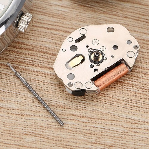 Fabrycznie nowy mechanizm mechaniczny naprawa wymiana srebrna 1 szt. bateria w zestawie - Zdjęcie 11 z 14