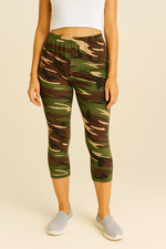 Womens Full Length Cotton Leggings Elastic Waist Stretchy Pants Casual Wear Gym