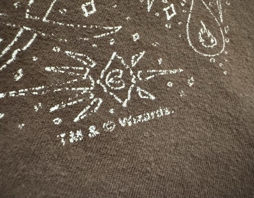 Dungeons and Dragons D20 Dice Game Shirt Mens 2XL Brown Wizards Y2K Short Sleeve - Picture 4 of 6