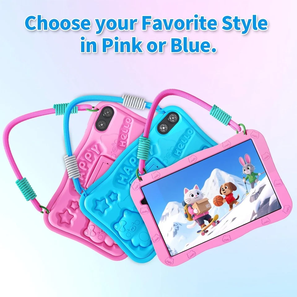 10.1" Kids Tablet Android 15 8GB RAM 32GB WiFi6 HD IPS Screen w/ Parental Contro - Image 2 of 4