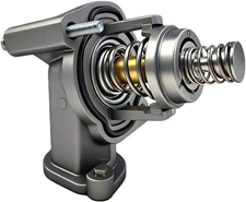 Engine Coolant Thermostat and Housing Assembly 12678784, Compatible with CT5 20