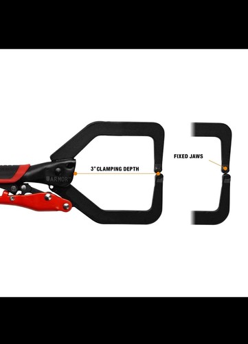 Bloccaggio C Morsetto Vice Grips - 7" Morsetti per Saldatura con Regolazione Auto Design e Comf... - Foto 2 di 7