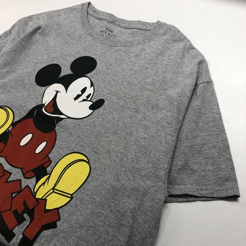 Disney Mickey Mouse Gray Short Sleeve TShirt L